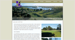 Desktop Screenshot of lakeside.miclub.com.au
