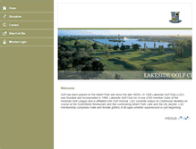 Tablet Screenshot of lakeside.miclub.com.au